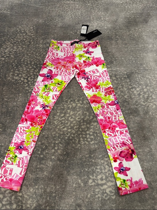 Versace Other - VERSACE KIDS LEGGINGS NWT SIZE 10